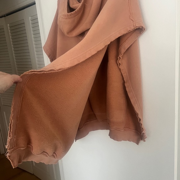 We The Free, Free People “Bestie Bundle” set. Waffle hoodie tunic with poncho - Picture 7 of 16